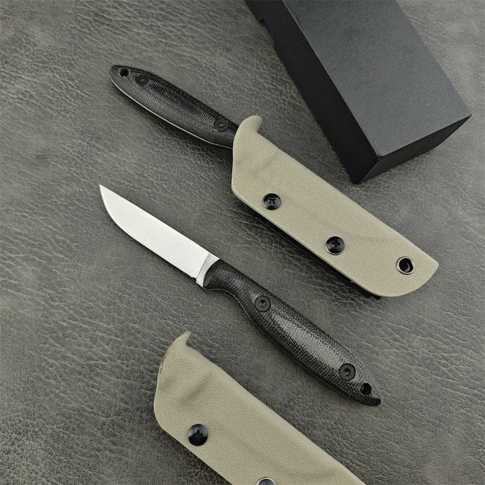 Edc Carry Pocket Knife - มีดพกใบตาย ความแข็งสูง ทนทานต่อการสึกหรอ ด้ามจับผ้าลินิน พกพาสะดวก ใช้ได้ทุกวัน